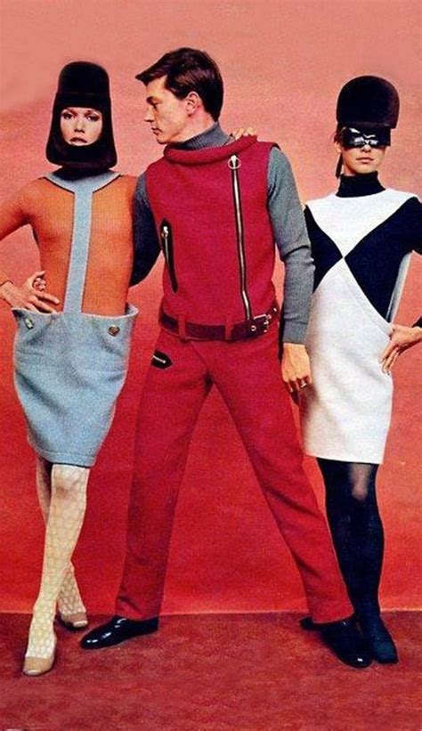 1960s space age fashion.